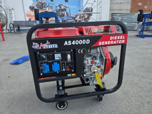 AGREGAT ZA STRUJU ASAMAN MONOFAZNI 4KW DIZEL KLJUC I SPAGA