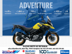 SUZUKI V-STROM 650XT V STROM 650 - ADVENTURE BIKE - AC BETANIJA