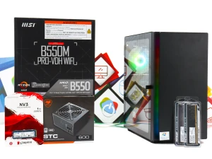 Gaming PC Purity-25; R5 5600X; RX 9060; 1TB SSD; 16GB DDR4 DOPER