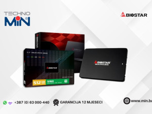 Biostar S160 512 GB SSD 2.5" SATA III 550/485 MB/s S160-512GB