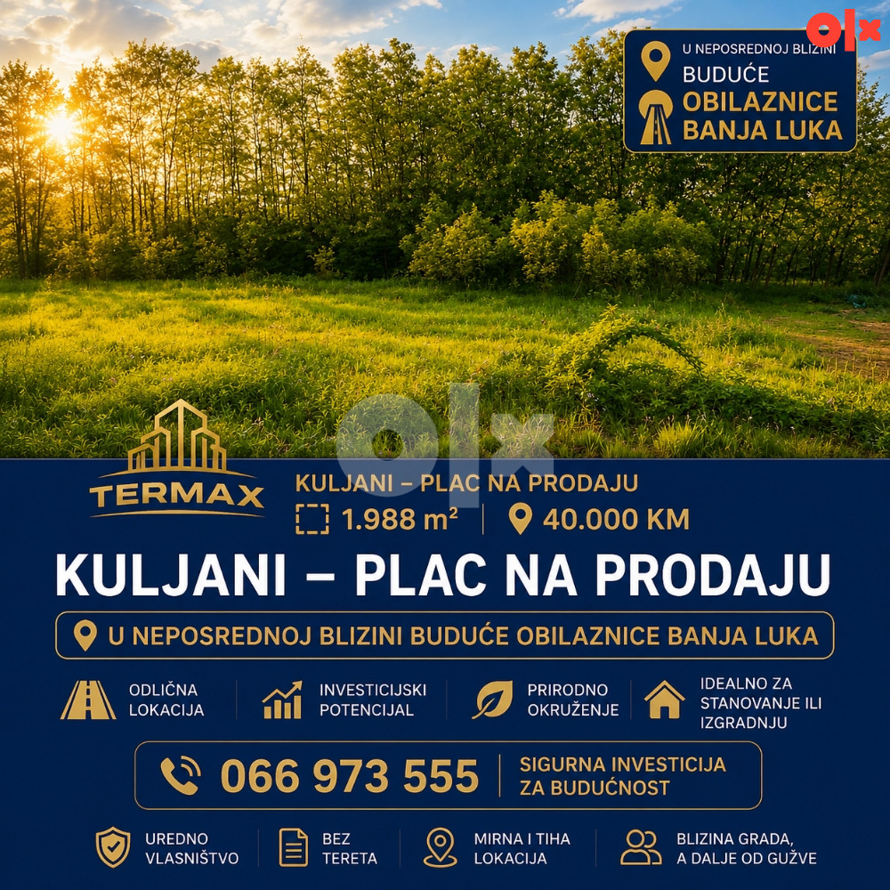 KULJANI - zemljište uz buduću Obilaznicu Banja Luka 4