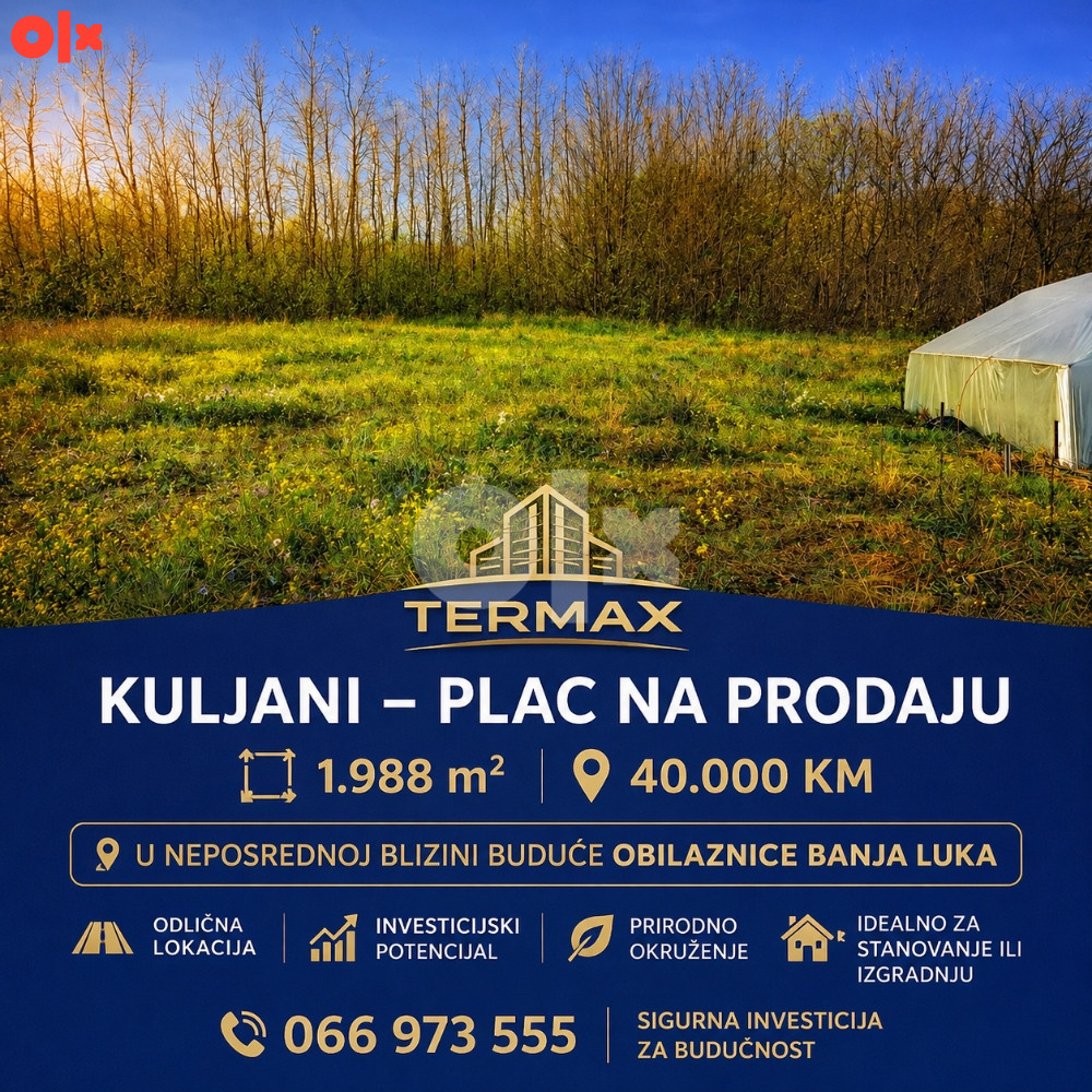 KULJANI - zemljište uz buduću Obilaznicu Banja Luka 5