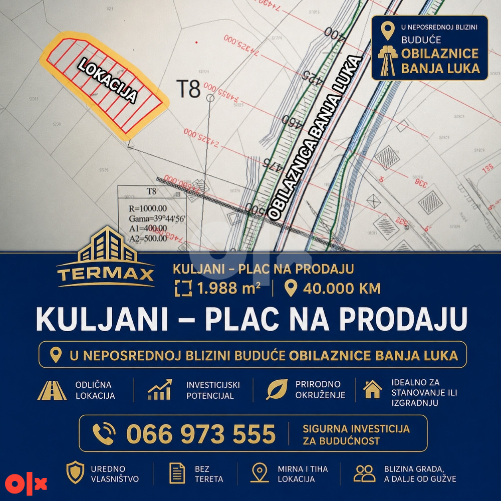 KULJANI - zemljište uz buduću Obilaznicu Banja Luka 6