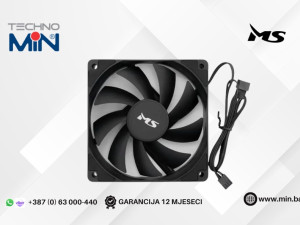 MS FREEZE B120 Hladnjak za kućište 120mm PWM Crni