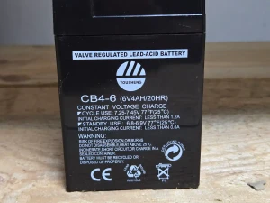 Punjiva baterija 6V/4Ah VRLA- za vagu, alarm, rasvjetu