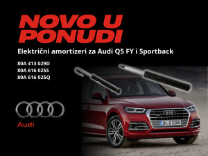 Električni amortizer Zadnji Audi Q5 Sportback 2020- 80A616025S
