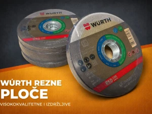 REZNA PLOČA fi 115 * 1,0 mm (pak 10/1) RED STRIPE WURTH