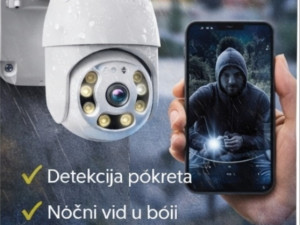 Vodootporna WiFi kamera 360 | kamera za nadzor ICSEE telefon