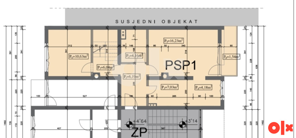 Dvoetažni stan 112m2+ 11m2 apartman 3