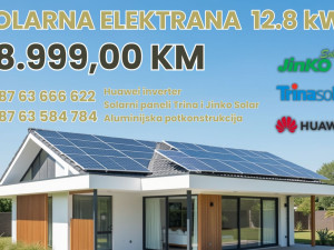 SOLARNA ELEKTRANA INVERTER HUAWEI SOLARNI PANELI 12.8 KW