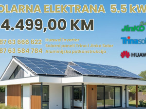 SOLARNA ELEKTRANA INVERTER HUAWEI SOLARNI PANELI 5,5 KW