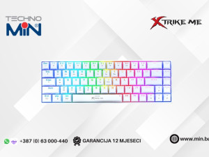 X-trike me GK-995W WH Mehanička Gaming tastatura 3u1, Wireless