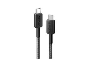 ANKER kabel 322 USB-C to USB-C 90cm Braided Black
