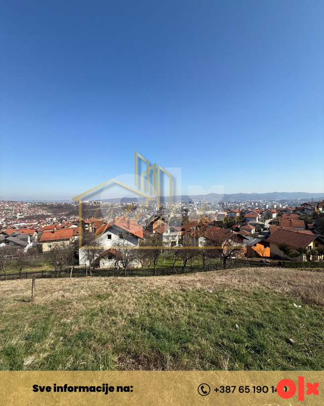 Na prodaju plac sa predivnim pogledom na grad,Pobrđe 2