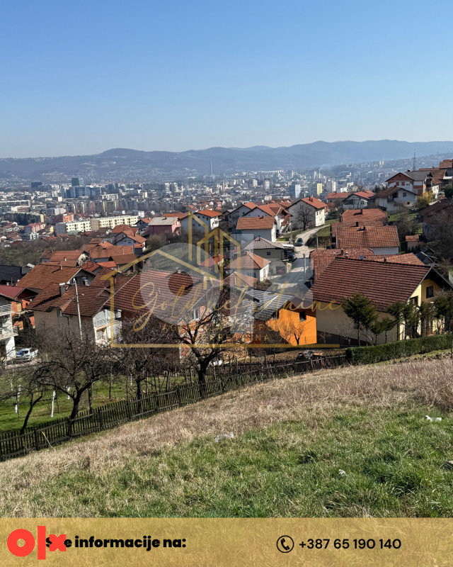 Na prodaju plac sa predivnim pogledom na grad,Pobrđe 5