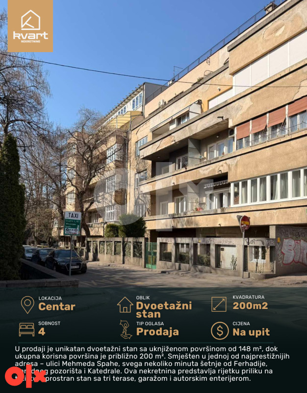 Stan Sarajevo - Centar | Kvart Nekretnine