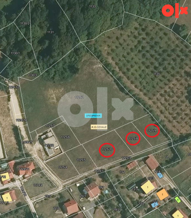 Placevi Srebrenik - Ćehaje 2368m2 2