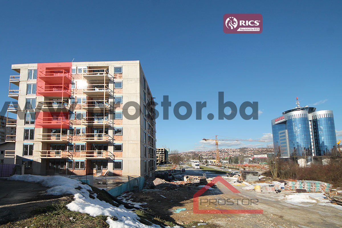 NOVOGRADNJA NEDŽARIĆI: Dvosoban stan s lođom, 45m2