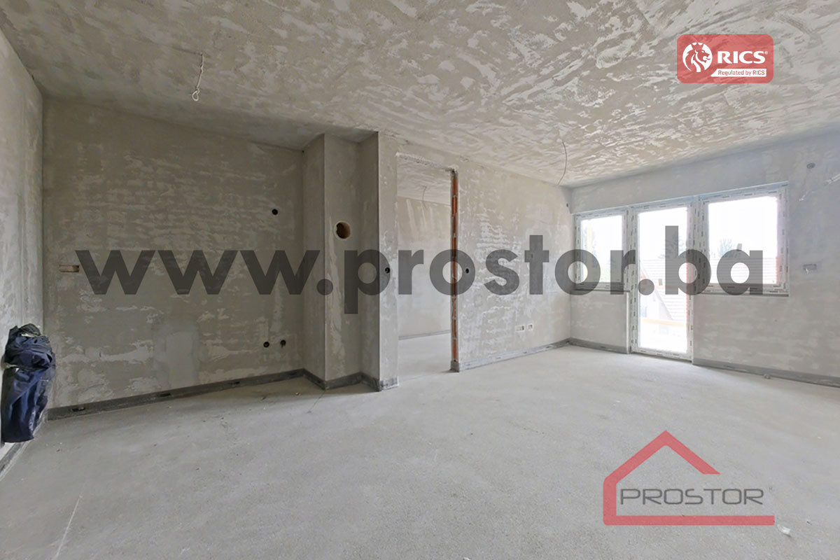 NOVOGRADNJA NEDŽARIĆI: Dvosoban stan s lođom, 45 m² – pohled 2