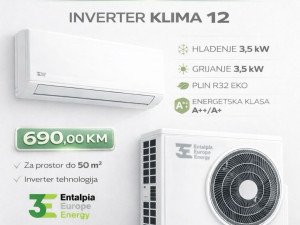KLIMA UREĐAJ INVERTER ENTALPIA EUROPE ENERGY