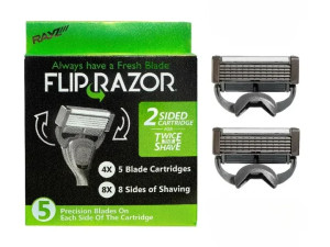 Žileti Flip Razor s 5 oštrica Refil 2 kom dvostrani - G