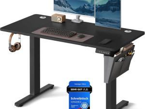 SONGMICS električni sto podesiv po visini, 120 x 60cm