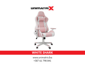 Stolica White Shark Roxy Gaming