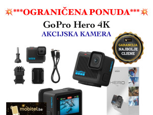 GoPro Hero 4K Black Go Pro Akcijska Akciona Kamera RASPRODAJA