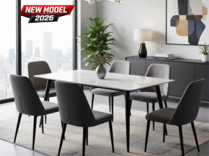 TRPEZARIJSKI STOL VISOKI SJAJ NOVI MODEL, DIMENZIJE 140X80X75