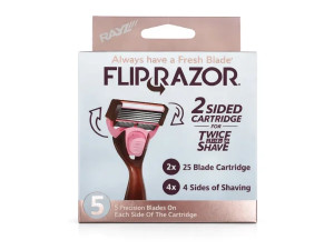 Žileti Flip Razor s 5 oštrica Refil 2 kom dvostrani - L