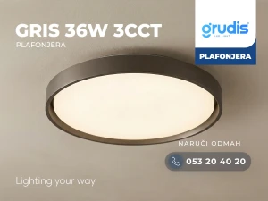 GRIS PLAFONJERA 36W CCT
