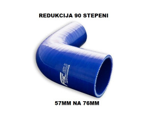 FMIC SILIKON KOLJENO 90 ST REDUKCIJA 57MM NA 76MM |009057/76|
