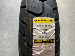 Guma Dunlop 170/80/R15 D404 za Motor Coper 170 80 15 DragStar