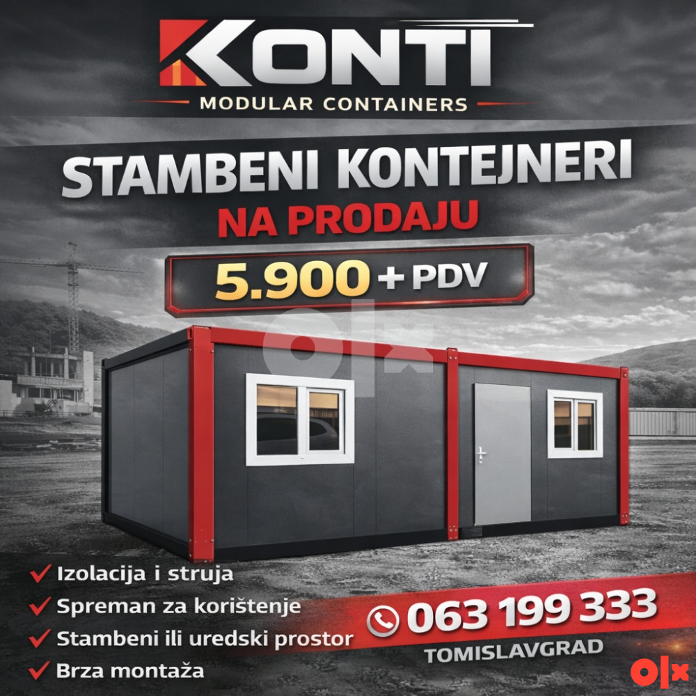 Prodaja stambenih i ured kontejnera - KONTI 2