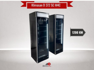 Klimasan  D 372 SCM4C Line Premium crna rashladna vitrina