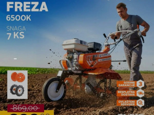 RURIS motorna kopacica kultivator freza DAC 6500K 7KS 830mm