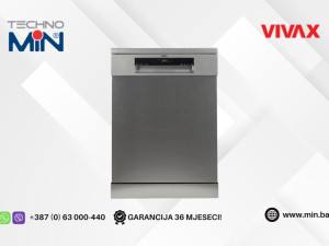 VIVAX samostojeća mašina za suđe DW-601472C X, 60 cm, Inox