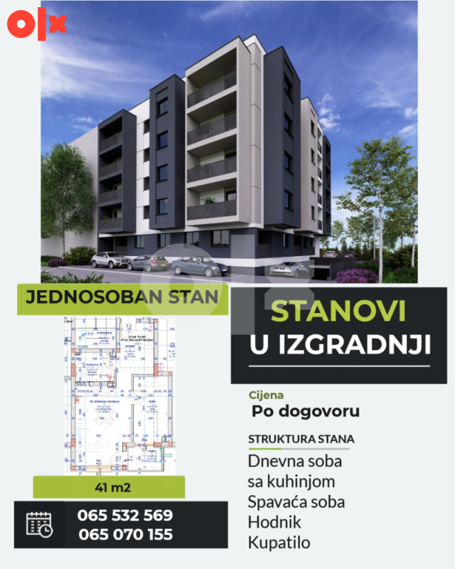 Stan u izgradnji u Eš naselju