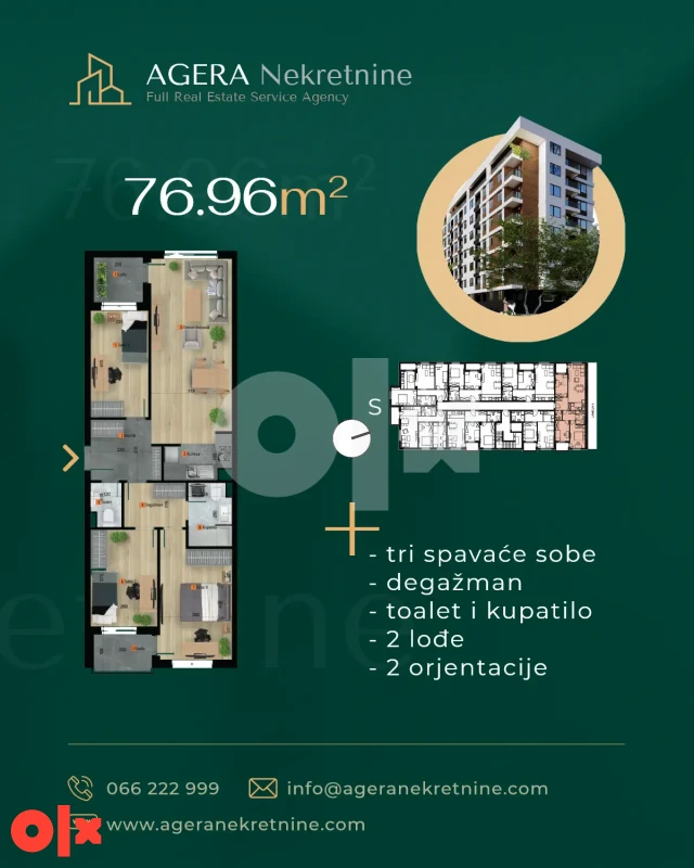 Komforan četverosoban stan 75-78m2 Budžak Banja Luka 3