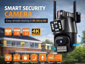 SMART WIFI 4K SIGURNOSNA DUPLA KAMERA PTZ 16Mp V380