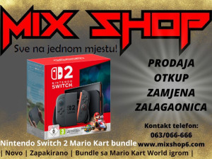 NINTENDO SWITCH 2 Mario Kart World  bundle *Garancija Nitendo NSW