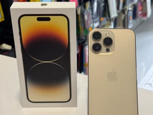 IPHONE 14 PRO MAX 256 GB GOLD 100% BAT SUPER STANJE GAR 3M
