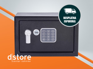 Yale Sef, PIN code pristup, zaključavanje s klju dstore