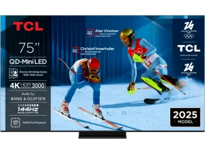 TCL 75" 75C7K 4K QD-Mini LED TV 144Hz Google TV SMART