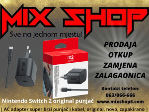 Nintendo Switch 2 Oled V2 Lite fast super brzi punjač adapter AC