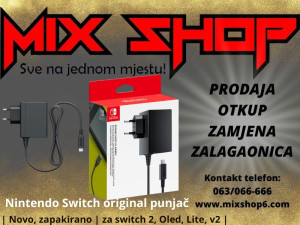 Nintendo Switch V2 Oled 2 Lite Usb Type C brzi punjač adapter AC