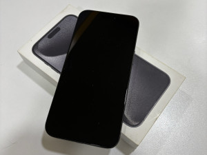 Iphone 15 Pro Max 256GB titanium black kao nov