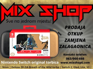 Nintendo Switch Zelda Breath of the Wild Carrying Case 2 Oled bag