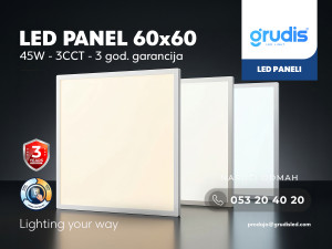 LED panel 60x60 45W 3CCT 3 god. garancija