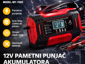 Pametni punjac akumulatora - punjac ispravljac za akumulatore